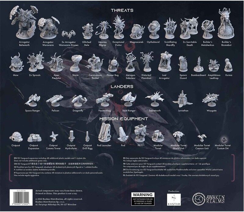 Awaken Realms Close Encounters Miniatures - ISS : Vanguard