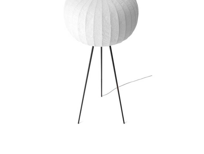 Vipp581 Paper Lampadaire White/Black - Vipp - Salon / séjour - Papier / carton