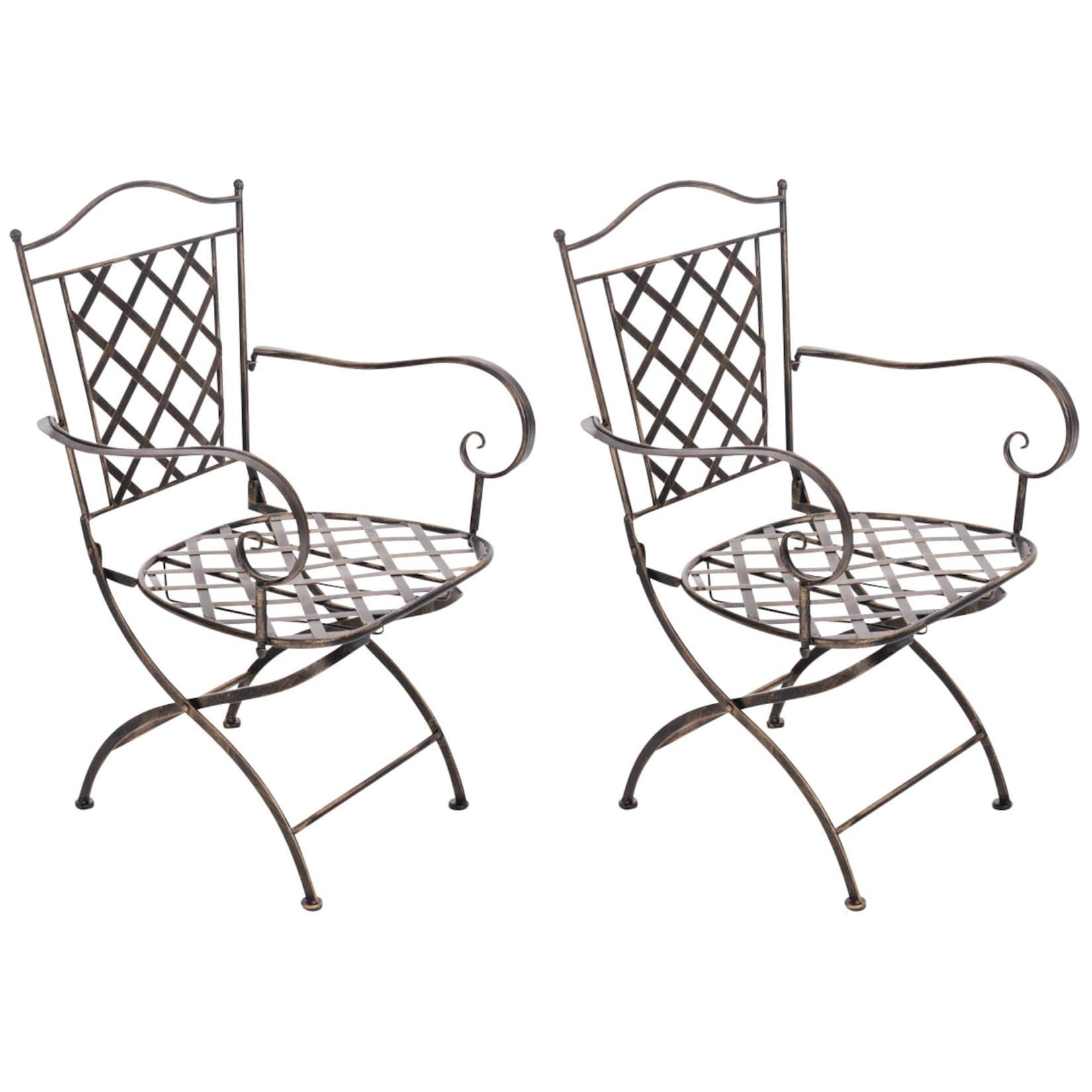CLP 2er Set Stühle Adara - Farbe: bronze