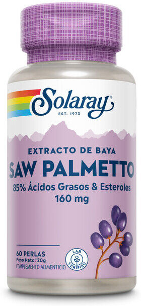 Solaray Saw Palmetto 60 Pearls