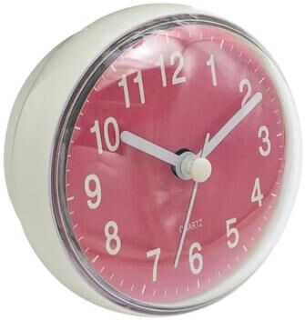 Uplift Picks Mini Waterproof Suction Bathroom Clock For Easy Time Checking Anywhere Indoors d