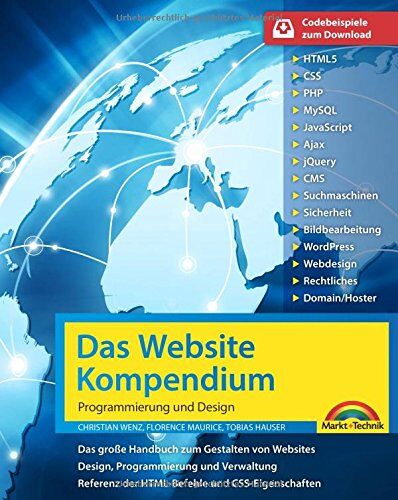 Christian Wenz - Das Website Handbuch - komplett in Farbe, Programmierung und Design - Preis vom 13.10.2026 19:28:25 h