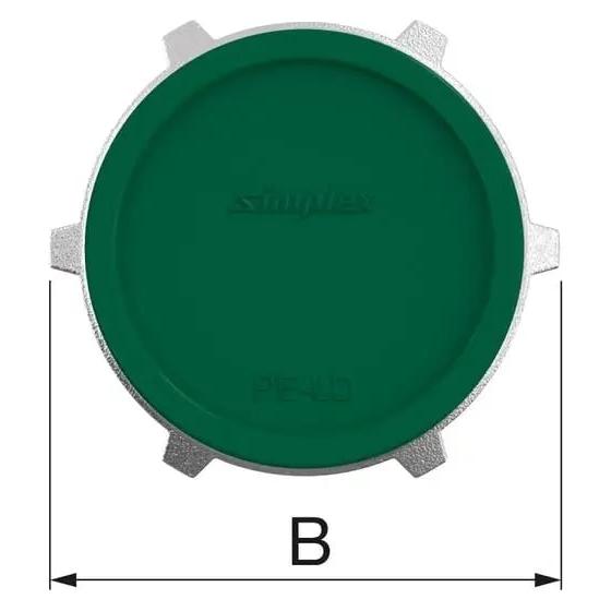Flamco GmbH Simplex Anschlussset A3 (2 Stück Klemm- verschraubungen) 17x2,0 vernickelt (F11407)