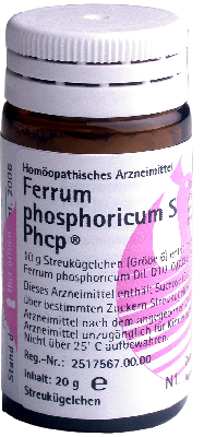 PHÖNIX LABORATORIUM GmbH FERRUM PHOSPHORICUM S Phcp Globuli 20 g 00359681
