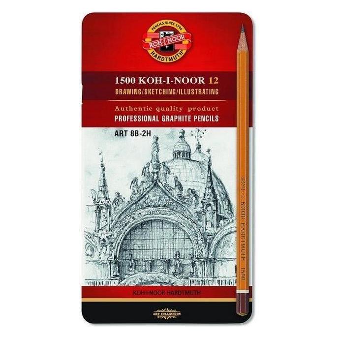 Koh-i-Noor BLEISTIFT 8B-2H/12 (2H, 8B, HB, 12x) (146809)