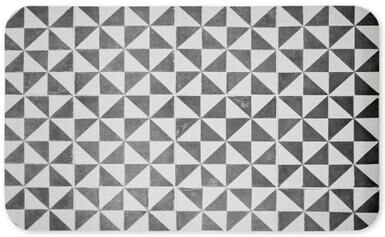 "Stupell Mediterranean Squares Geometric Printed Anti-Fatigue Floor Mat, design by Erin Marie, 30""x18"""