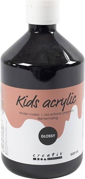 Creativ Company Akrylmaling   500ml   Blank   Sort