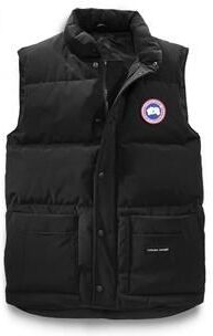 Canada Goose Mens Freestyle Crew Vest, Black