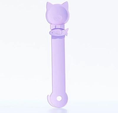 Uplift Picks Cat Wet Food Squeeze Spoon Feeder With Long Handle purple