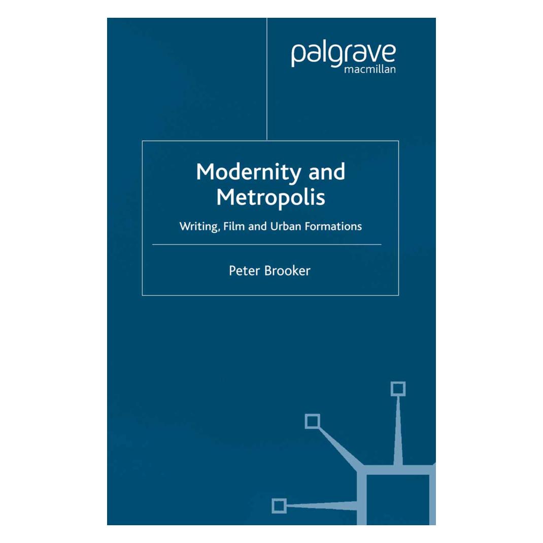 Springer Modernity and Metropolis (Englisch, Softcover, P. Brooker) (55819143)