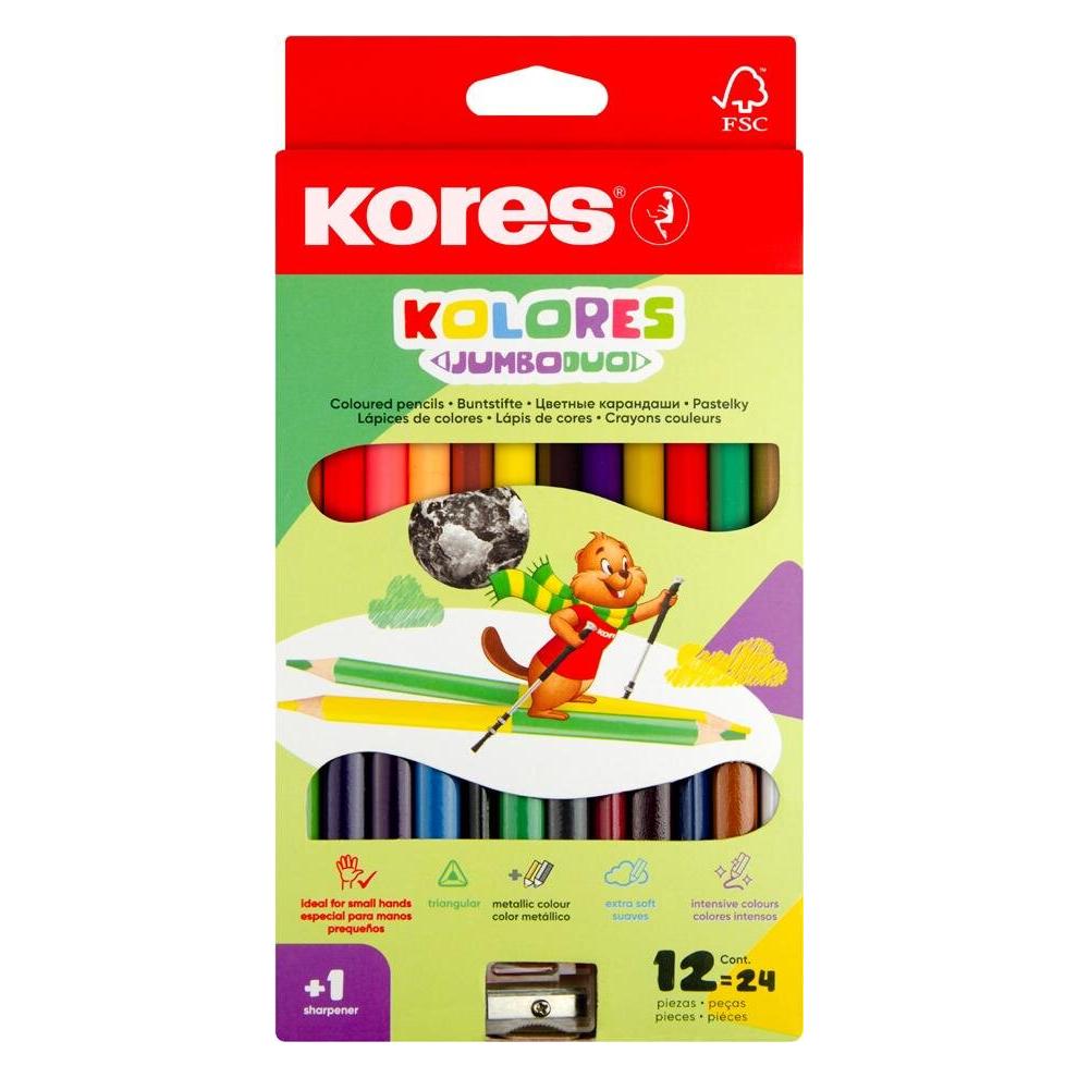 Kores Buntstifte Kolores Duo Jumbo BB93252 (12x) (BB93252)