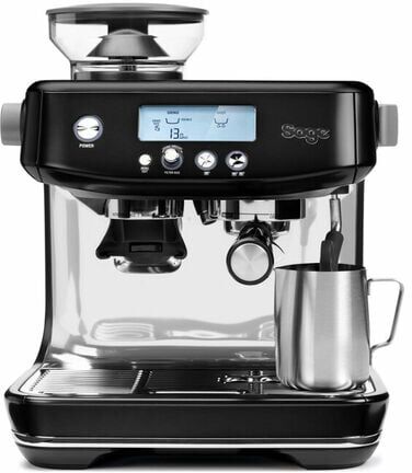 Sage - Siebträgermaschine The Barista Pro - Edelstahl Schwarz - - MaxiCoffee