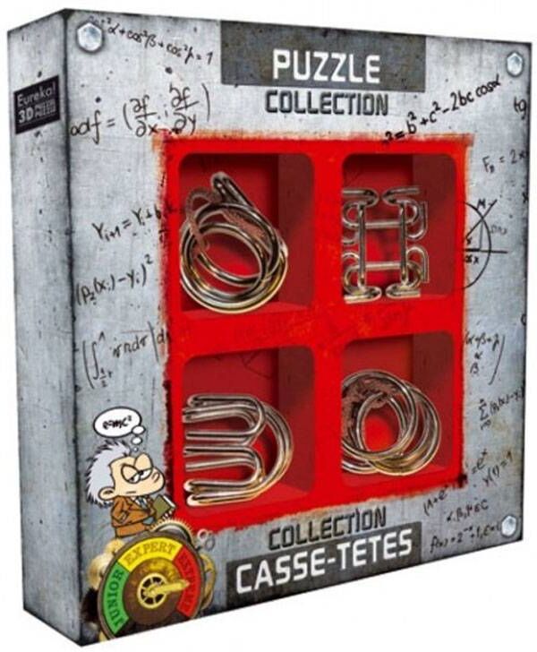 Eureka 3D Puzzle Set de 4 casse-tête métal Extrême