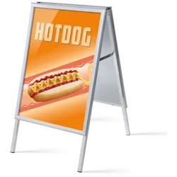 Kundenstopper A1 Komplettset Hot Dog Englisch