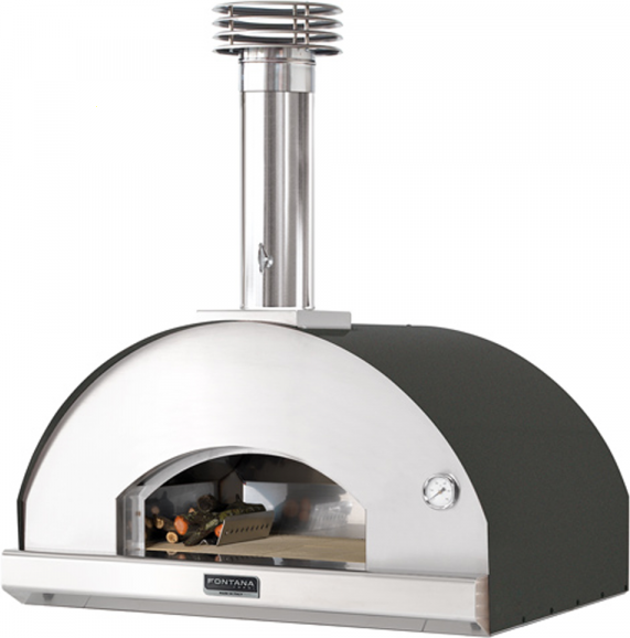 Fontana Forni Fontana Mangiafuoco Antracite - Forno a legna