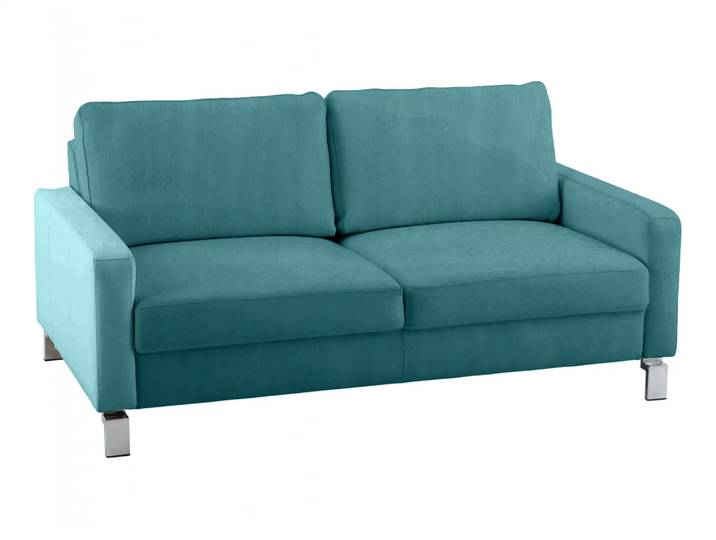 Sofa Interims Basic B: 164 cm Candy / Farbe: Petrol / Material: Stoff Basic