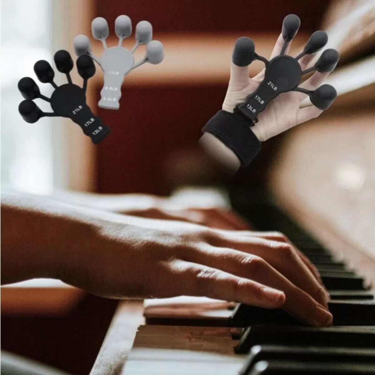 INF Finger Grip Strengthener: Hand-, Handgelenk- & Unterarmtrainer für Rehabilitation & Krafttraining