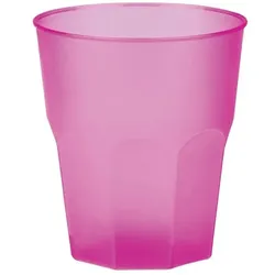 MONOUSO - Wiederverwendbarer Unzerbrechlicher Becher PP Frost Fuchsia 350ml (420 Stück)