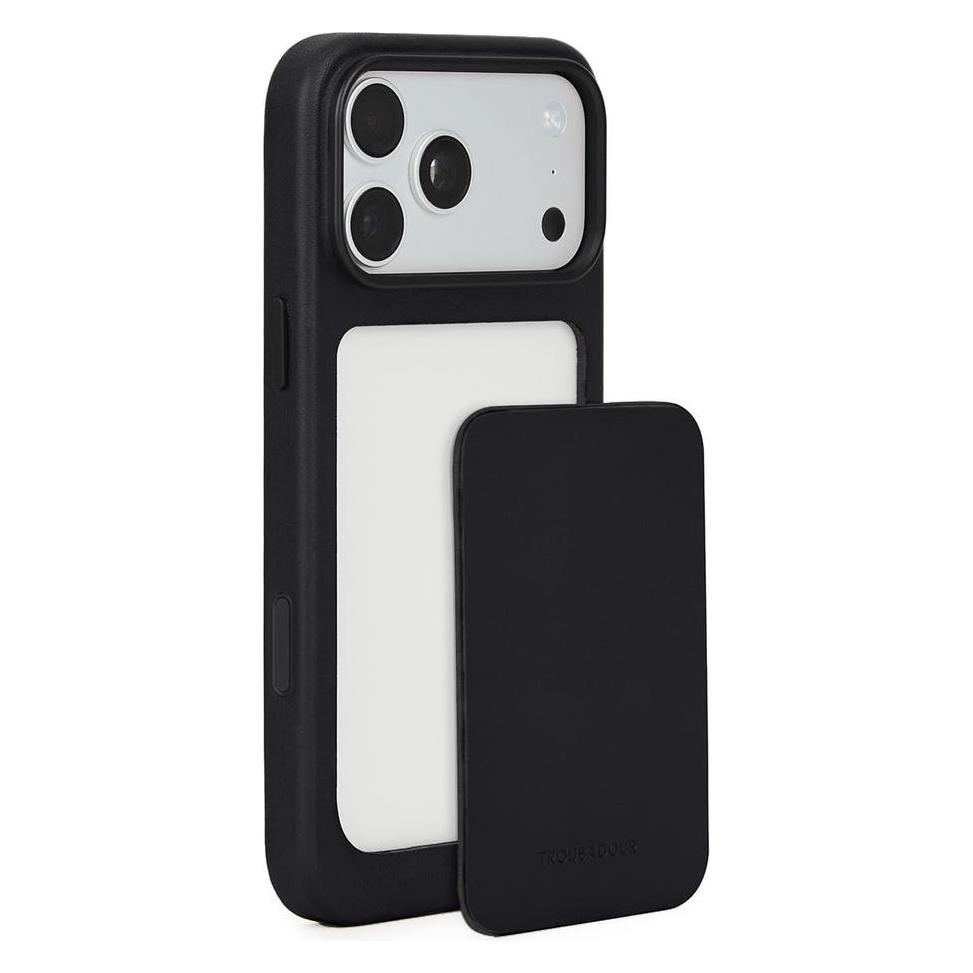 Troubadour Modulare Lederhülle - iPhone 18 Pro Max / 17 Pro Max - Schwarz - MagSafe (Apple iPhone 17 Pro Max, Apple iPhone 18 Pro Max) (76758317)