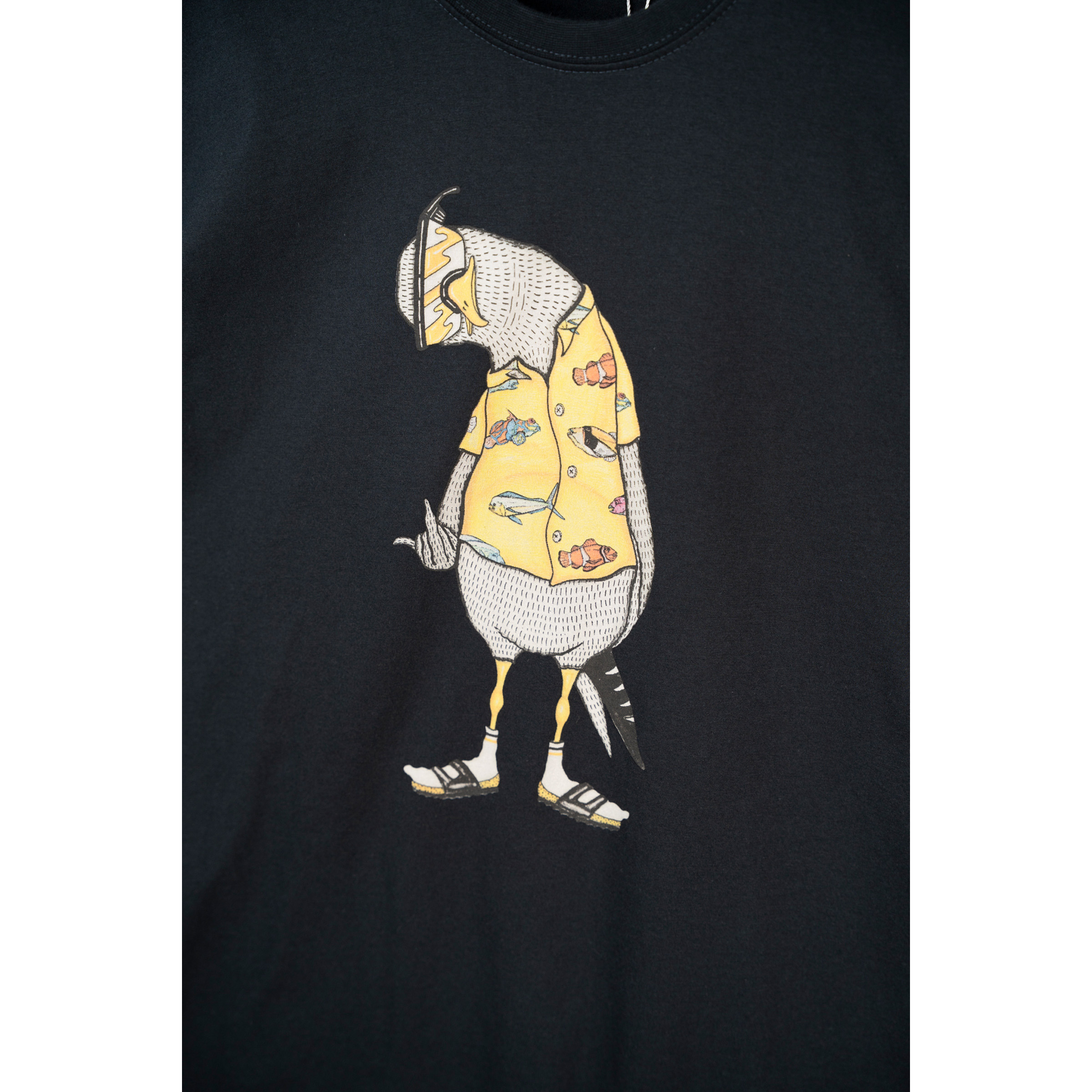 Lakor Flipping the Bird Herren T-Shirts blau Größe M Lifestyle Hautfreundlich