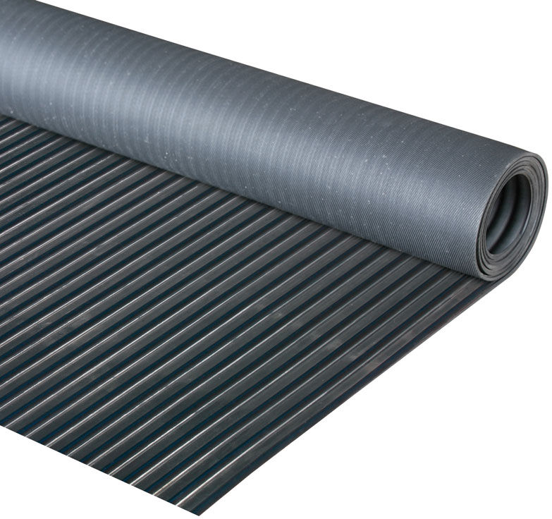 B2B Partner Industriefußbodenbelag mit breiter Rille, 1,2 x 5 m