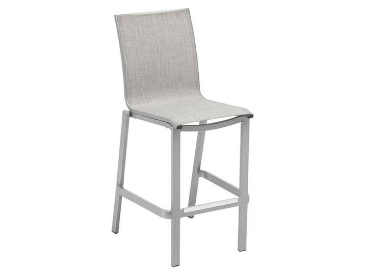 Kettler Rasmus Garten-Barstuhl Aluminium/Outdoorgewebe Hellgrau