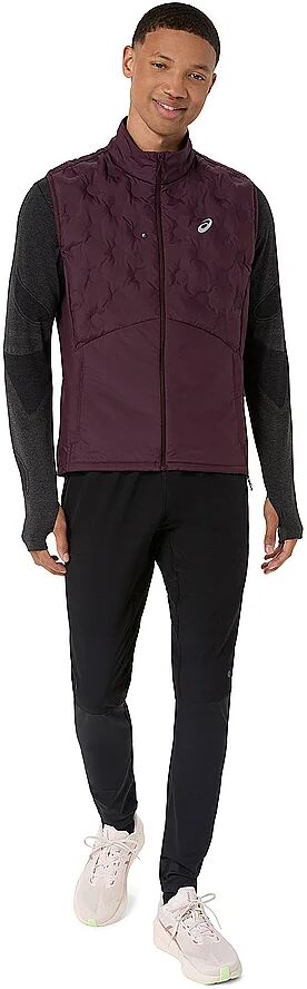 ASICS Herren Laufweste Road Winter dunkelrot   M M