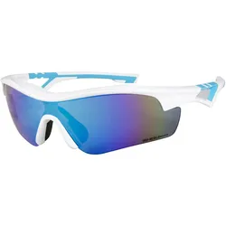 Gilbert, Unisex, Sportbrille, Sonnenbrille (Schwarz, Schwarz getönt), Schwarz, Weiss