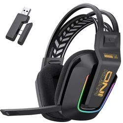 Onikuma GT828 gaming headphones (Kabelgebunden, Kabellos), Gaming Headset, Mehrfarbig