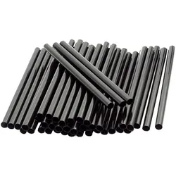 Mehrweg-Trinkhalme 7 x 150 mm schwarz 500 Stück