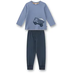 Schlafanzug Bagger lang Kids Jungen Pyjama