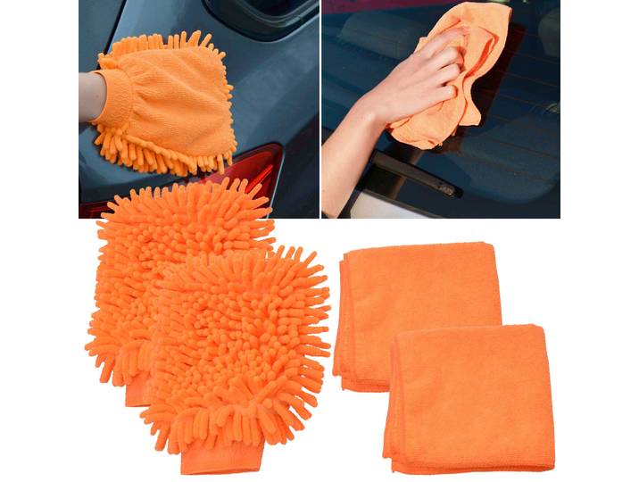 Auto-Reinigungs-Set, 4-teilig