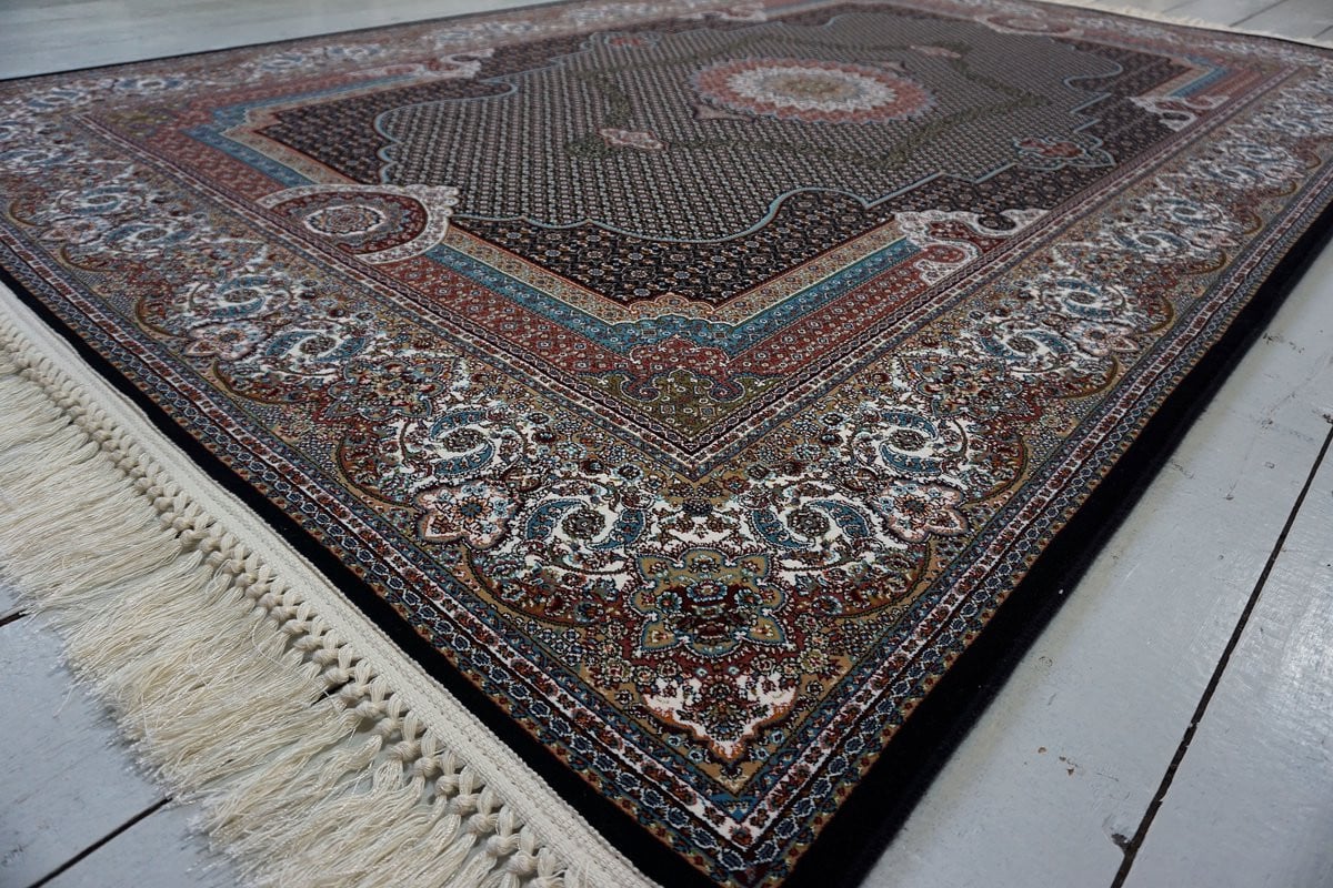 SusaStyle Perzisch Vloerkleed Shah Mahi Darkblue 150 x 225 cm