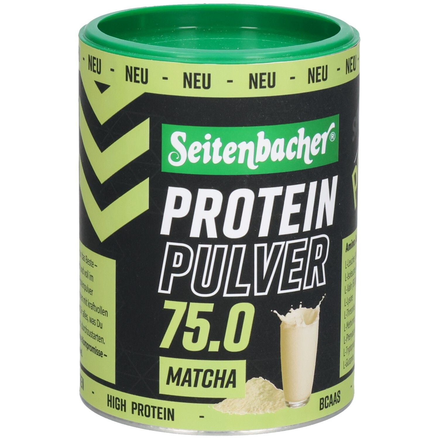 Seitenbacher Protein Pulver Matcha 250 g