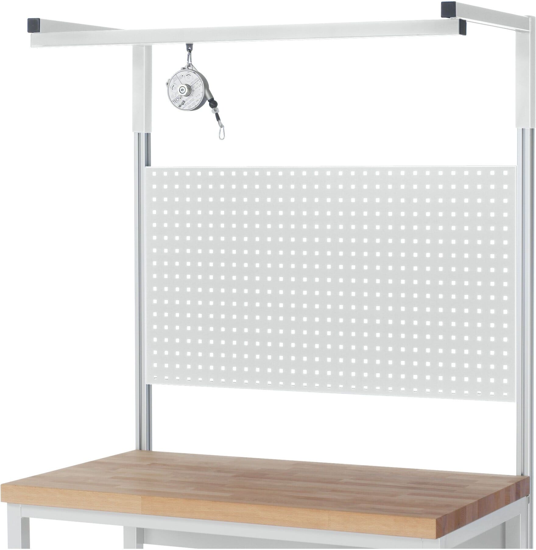 Rau Laufschiene/Montageschiene E, B1500xT40xH40mm, RAL7035 (E-LS-MS1500.12)