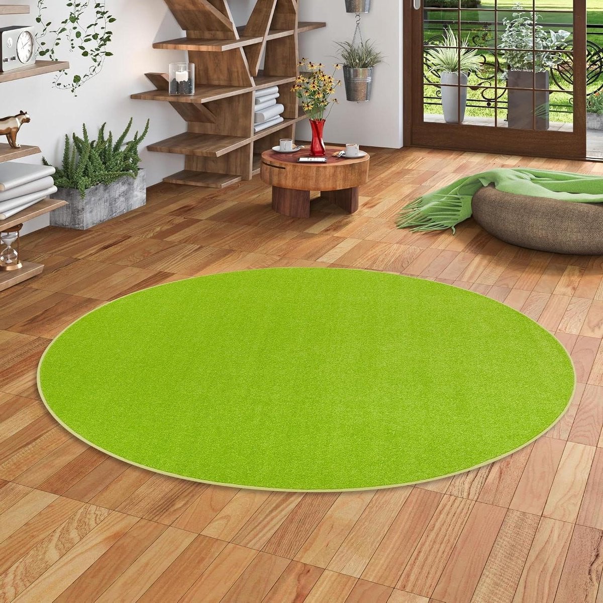 Rond Vloerkleed Effen Polypropyleen - 200 cm Rond