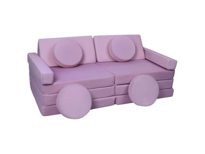 Velinda Modulares Kindersofa, Schaumstoffblöcke mit Lenkrad, Helllila Velinda - ref. 5903163142981 - 5903163142981 - Lila