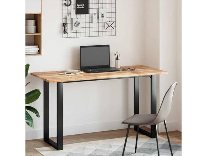 KTHLBRH Rechteckige Tischplatte 120 x 60 x 2 cm Massivholz Akazie Unbehandelte Oberfläche, personalisierbar mit Farbe, leicht zu reinigen, vielseitig verwendbar für Wohnzimmer oder Bar