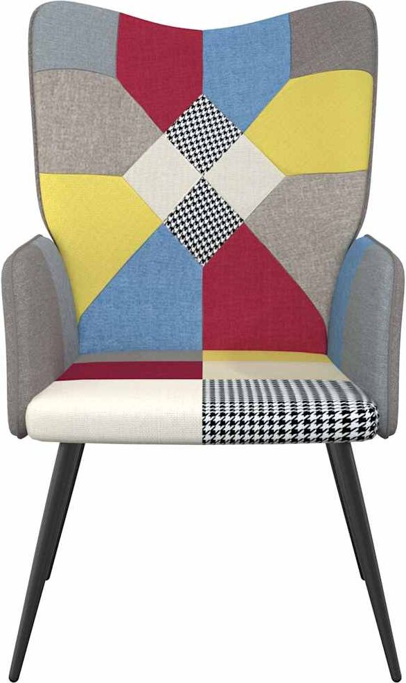 vidaXL Chaise de relaxation Patchwork Tissu