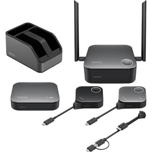 BenQ Präsentationssystem InstaShow VS25, 4K UHD, USB, USB-C, HDMI, mit 2 Sendern, kabellos