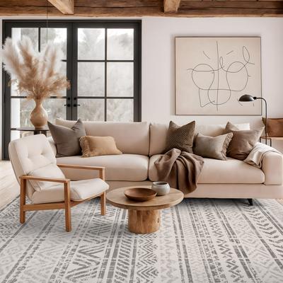 The Curated Nomad Midtown Geometric Distressed Bohemian Rug