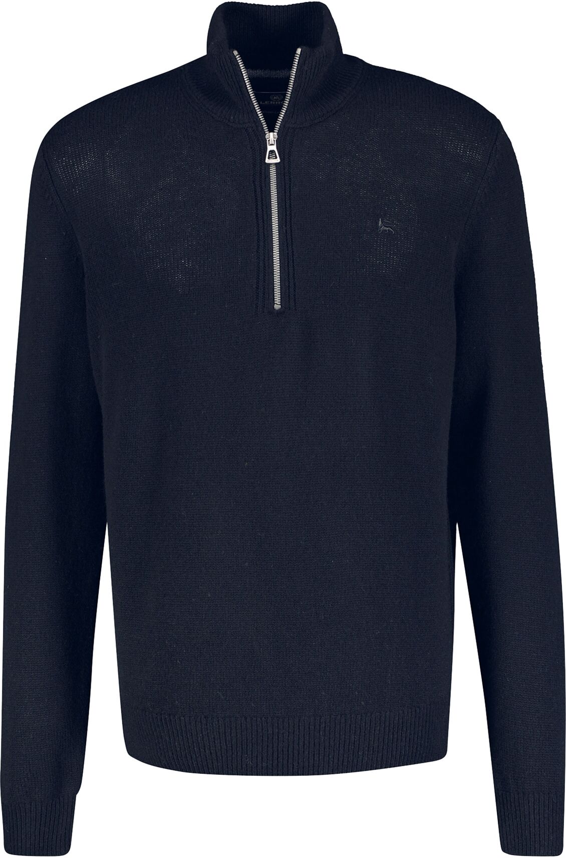 Troyer LERROS "Schurwoll-Stricktroyer mit Kaschmiranteil", Herren, Gr. 3XL, blau (classic navy), 88% Schurwolle, 12% Kaschmir, ohne Ausschnitt, Pullover Troyer classic navy 3XL