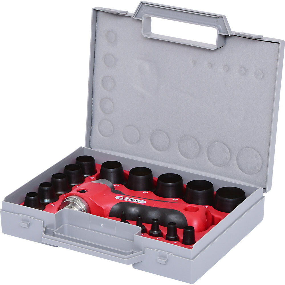 Ring-Stanzeisen-Satz, 16 Teile, Chrom Vanadium KS Tools