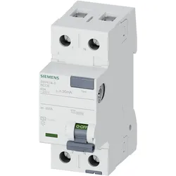 Siemens, Schutzschalter, FISchutzschalter Typ AC A 30 mA Un AC