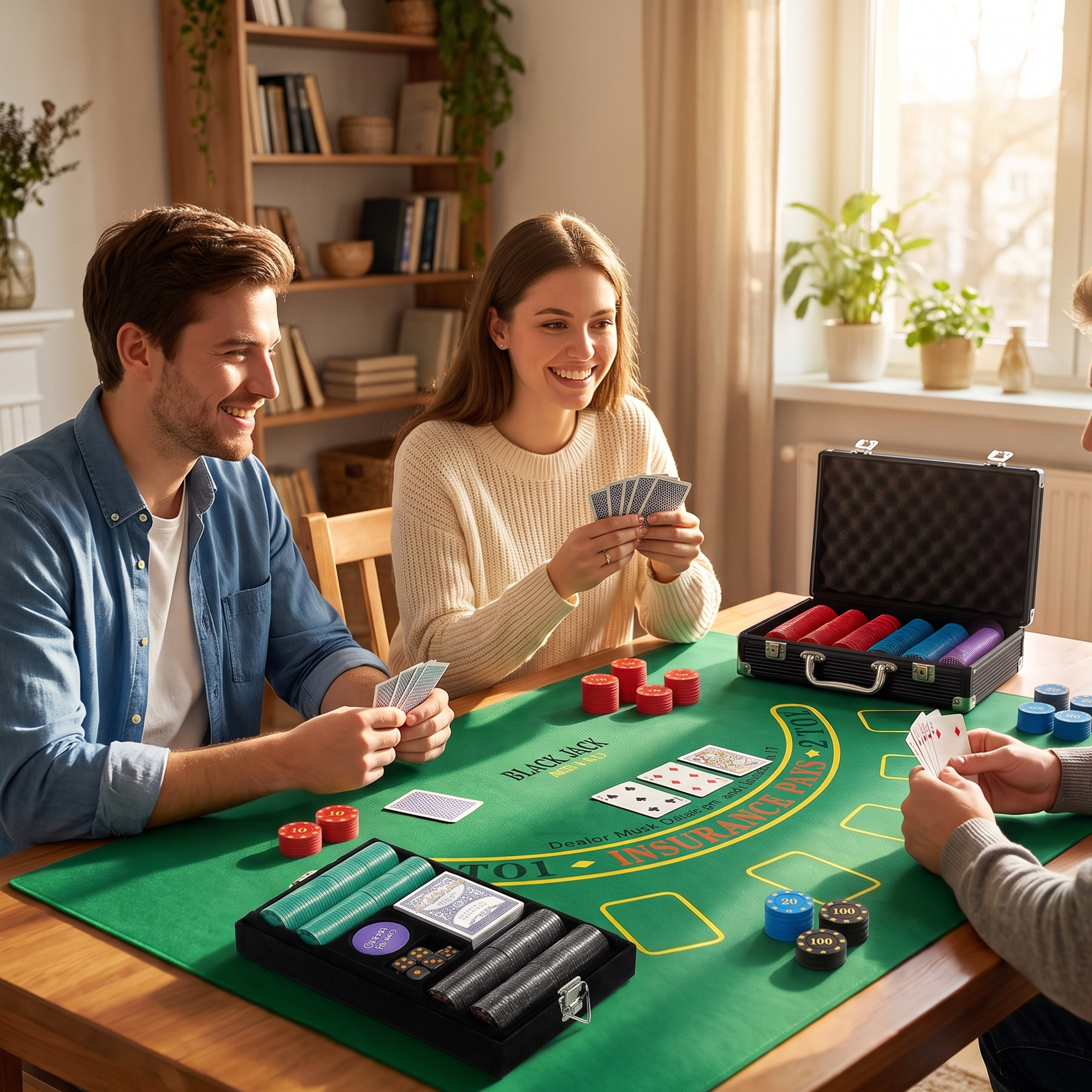 Sportnow Set Poker Professionale con 500 Fiches, Valigetta e Accessori, Nero   Aosom Italy