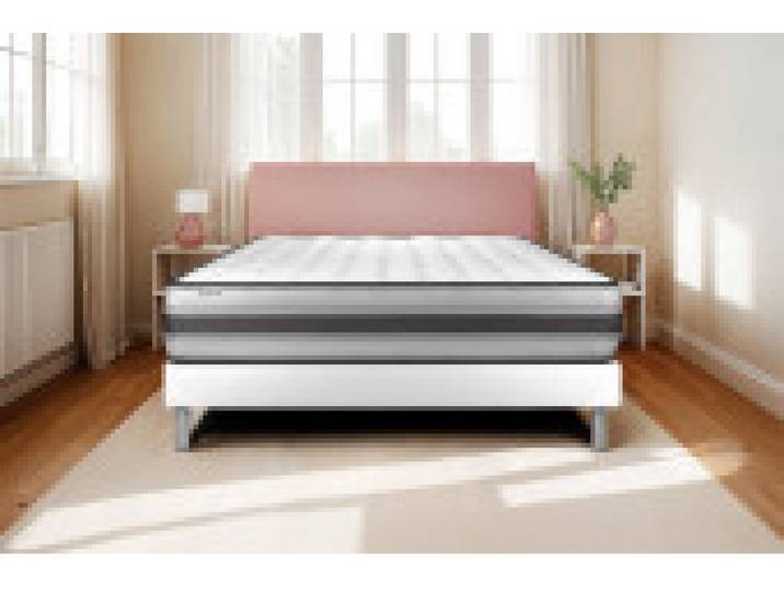 Prestige Literie - Matelas Ressorts ensachés et mémoire de forme 160 x 200 - Confort : Ferme - Exclusive