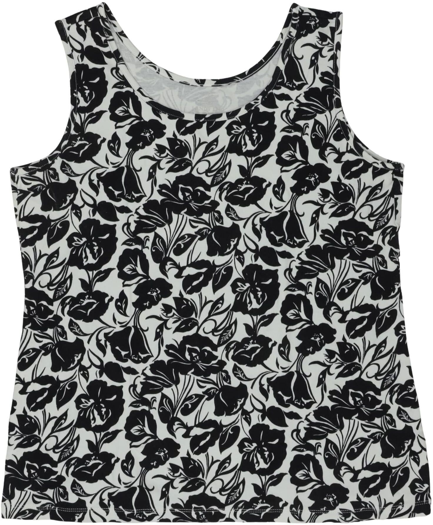 Lands End Damen Top, Mehrfarbig, Gr. M, Baumwolle - Second Hand