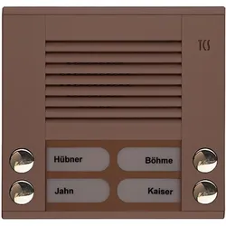 TCS Tür Control Audioaußenstation 2-reihig PES04-EB/04