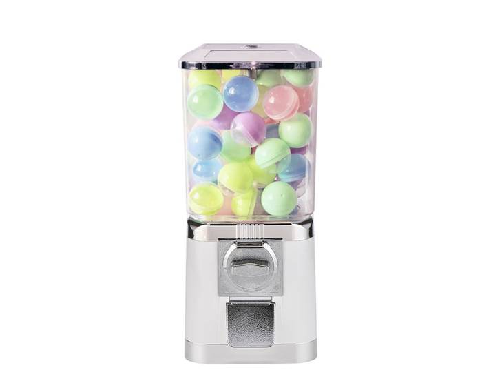 Distributeur de capsules manuel pour capsules de 50 mm, distributeur de capsules de bureau pour balles de jouets et capsules de café