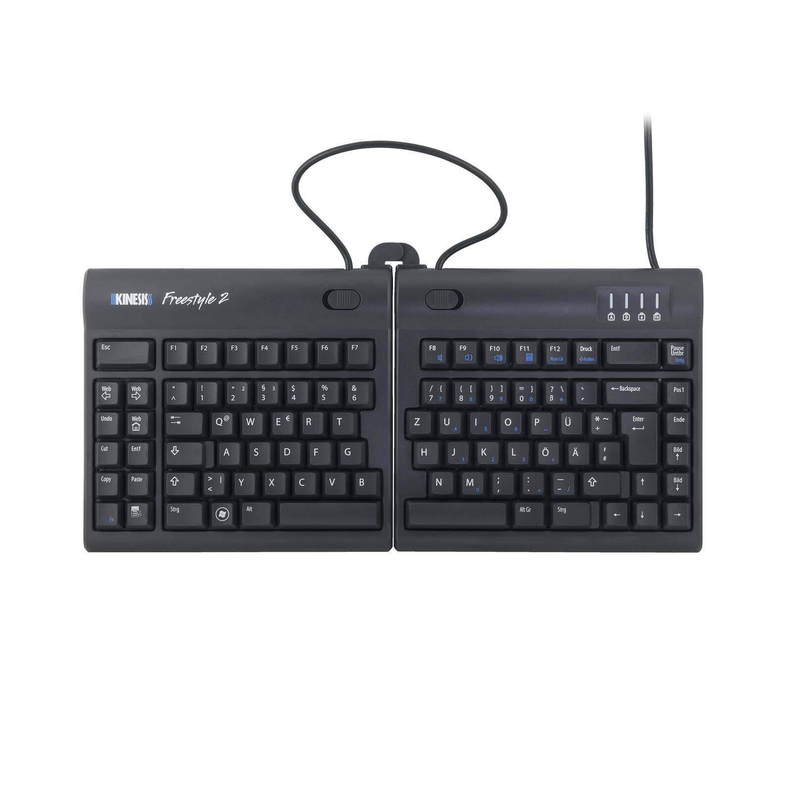 KINESIS ergonomische Tastatur kabelgebunden Freestyle 2 schwarz RGOKB800PB-DE